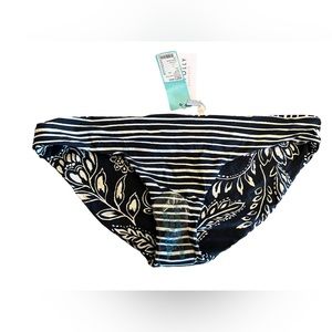 SEAFOLLY reversible low rise bikini swim bottoms size 16 regenerated fibers NWT